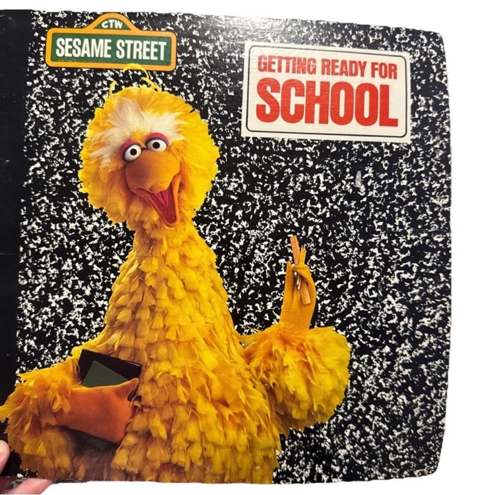 Sesame Street Big Bird Ready For School Vinyl/Record